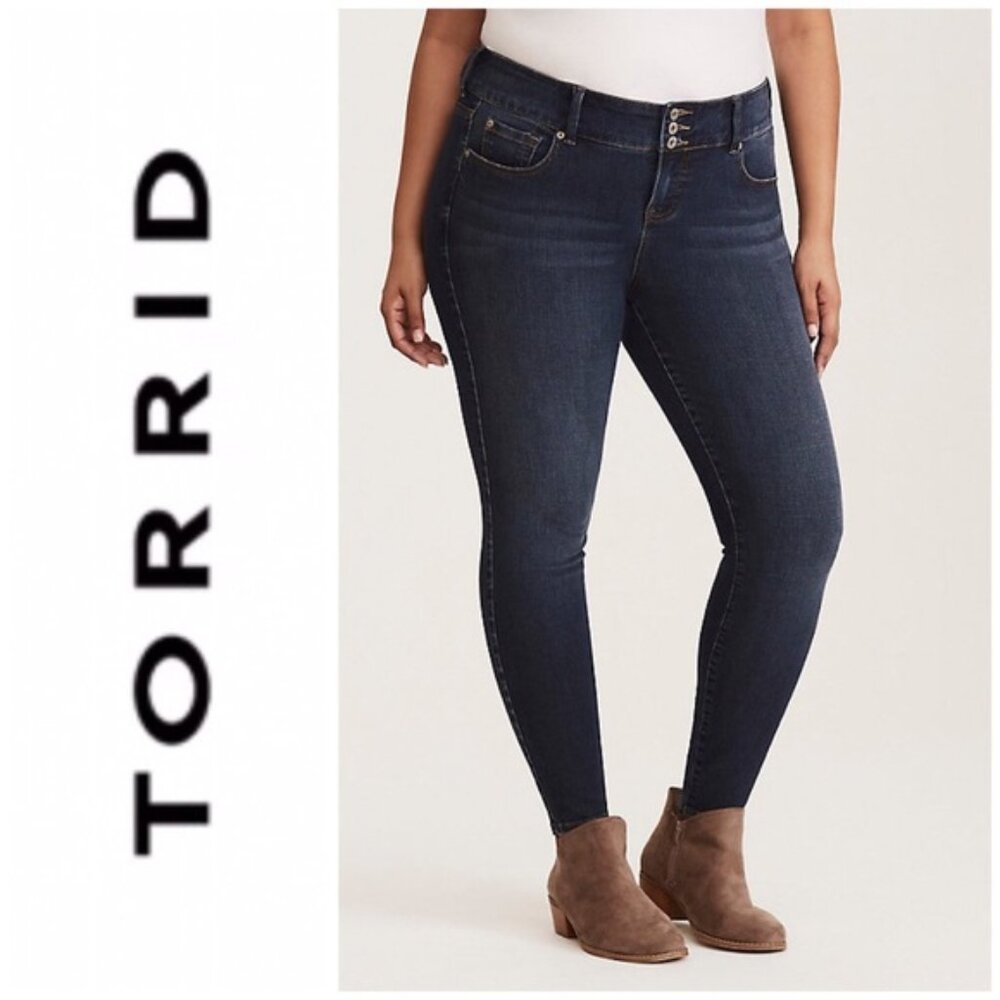 Torrid Dark Blue Jeggings